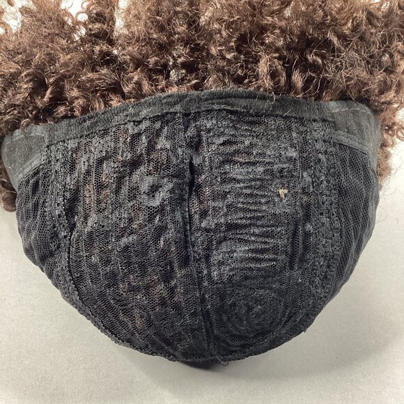 Sydney Short Curly #T1B/30 Black Honey Brown Remi Quality Full Wig - Picture 7 of 9